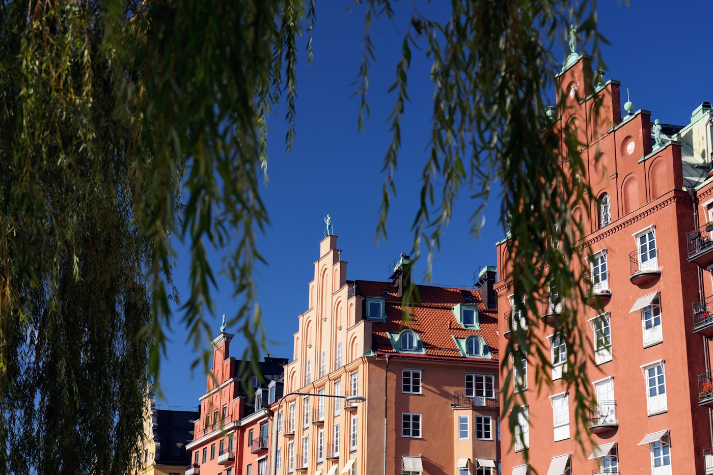 Rödtegelshus i Stockholm